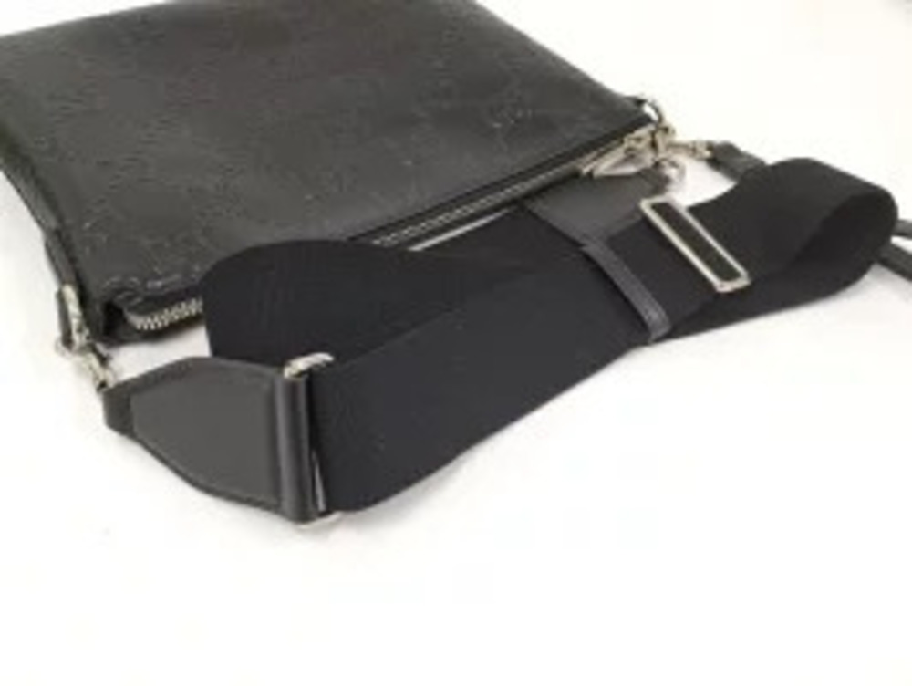 Gucci Bag GG Black Leather Jumbo Embossed - Picture 7 of 9